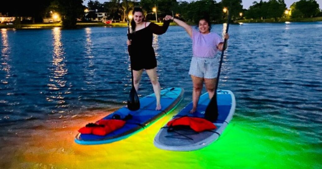 Experience Glow in the Dark Paddleboarding