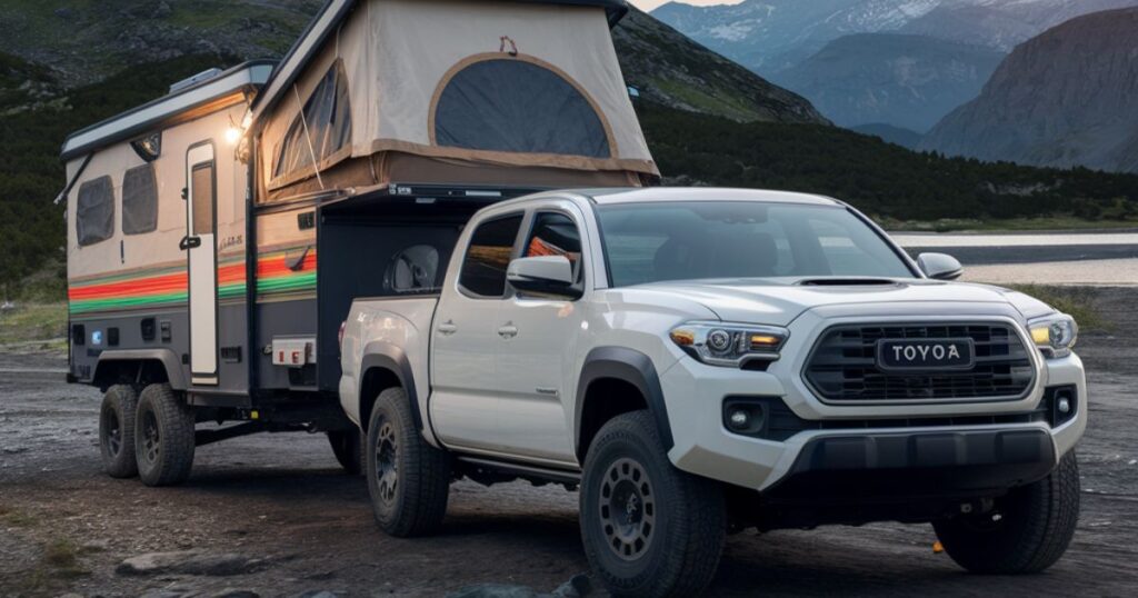 What pop up campers can Toyota Tacomas tow?